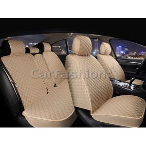 Комплект Накидок «LINEN CUBE PLUS» бежевый/бежевый/бежевый