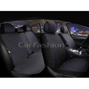 Комплект Накидок «LINEN CUBE PLUS» черный/черный/синий