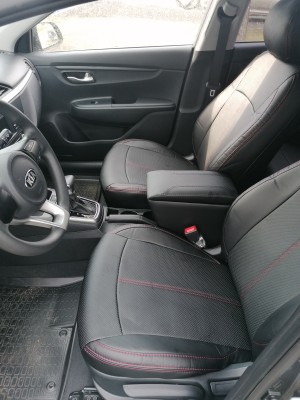 Чехлы на Кия Оптима/ Оригинал / Экокожа / серый Чехлы на Кия Оптима/ Оригинал / Экокожа / серый