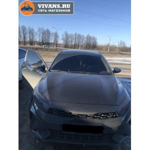 Авточехлы Kia Cerato 4/ Кия Церато 4 / цвет черный-черный-серый