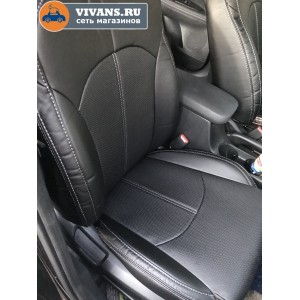 Авточехлы Kia Cerato 4/ Кия Церато 4 / цвет черный-черный-серый