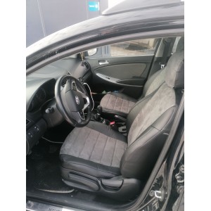 Чехлы для MITSUBISHI Mitsubishi Galant VIII с 96-06г.  Алькантара / Майка / Полоса / Цвет серый - серый