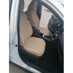 Чехлы / Автопилот / Ромб / Бежевый - Бежевый /