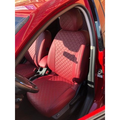 Купить Чехлы / Автопилот / Ромб / Красный - Красный / в Москве, Кашире, Ступино, Домодедово