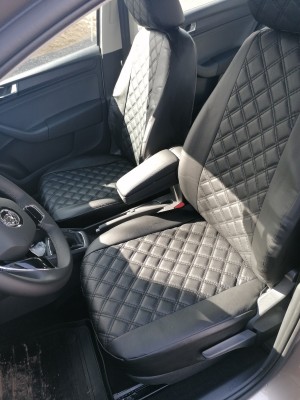 Чехлы Avtoreall Ромб двойная строчка модельные Чехлы Avtoreall Ромб двойная строчка модельные