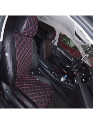 Чехлы Avtoreall Ромб двойная строчка модельные Чехлы Avtoreall Ромб двойная строчка модельные