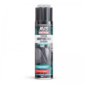 Сухая химчистка "пенная" щетка-крышка (аэрозоль) 650 мл. AVS AVK-048