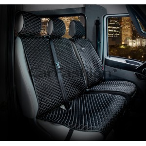 PALERMO VAN — Накидки универсальные на minivan черный/т.серый/черный