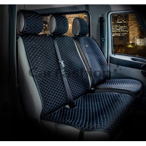 PALERMO VAN — Накидки универсальные на minivan черный/синий/черный