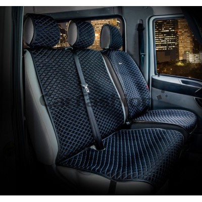 PALERMO VAN — Накидки универсальные на minivan черный/синий/черный
