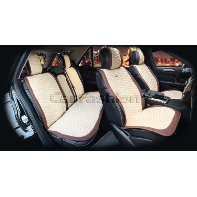 CAPRI PLUS — Накидки универсальные коричневый/бежевый/бежевый