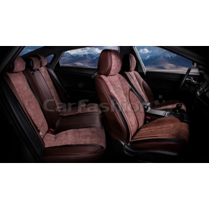 SMART 5D PLUS — Каркасные чехлы кофе/кофе/черный