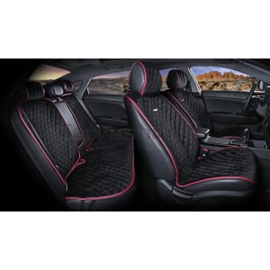 CALIFORNIA PLUS — Накидки универсальные черный/красный/красный