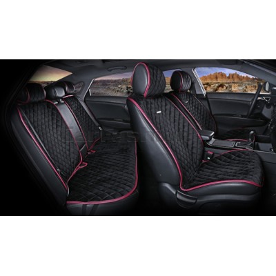 CALIFORNIA PLUS — Накидки универсальные черный/красный/красный