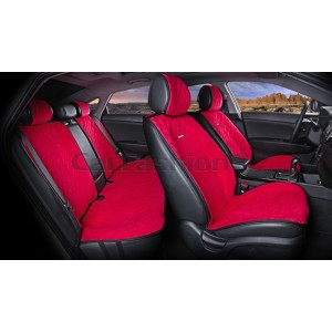 CALIFORNIA PLUS — Накидки универсальные красный/красный/черный