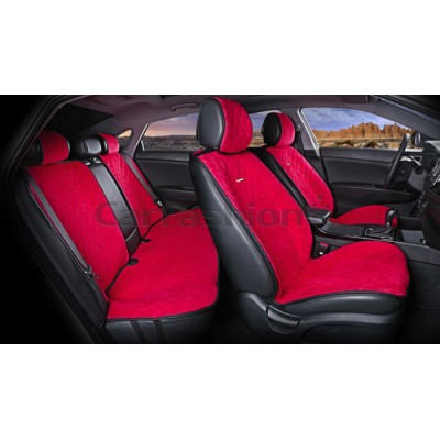 CALIFORNIA PLUS — Накидки универсальные красный/красный/черный