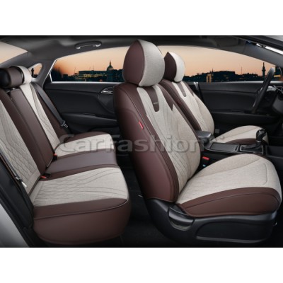 FOREST 5D PLUS — Накидки универсальные бежевый/кофе/бежевый