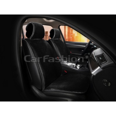 ALPACA FRONT — Накидки искусственный мех черный