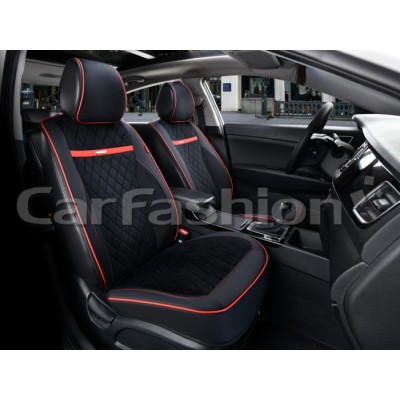 BARCELONA — Накидки универсальные черный/черный/красный/красный