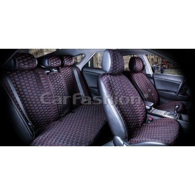 CARBON PLUS — Накидки универсальные черный/красный/черный