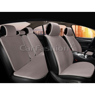 ALPACA PLUS — Накидки искусственный мех св.серый