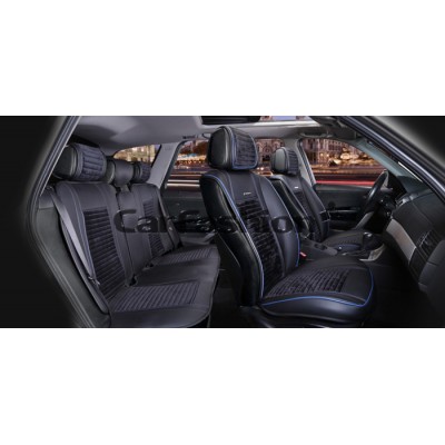 MADRID PLUS — Накидки универсальные черный/черный/синий/синий