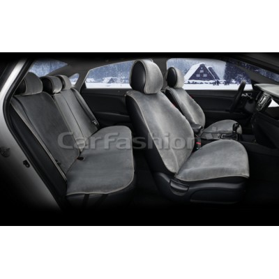 MUTON PLUS — Накидки искусственный мех серый