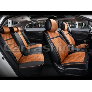 BARCELONA PLUS — Накидки универсальные черный/св.коричневый/черный/св.коричневый