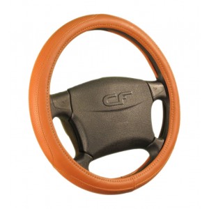 TEMPER — Оплетка руля коричневый/бежевый