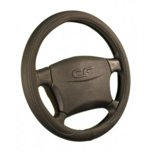 PORT — Оплетка руля черный/т.серый