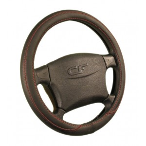 PORT — Оплетка руля черный/красный