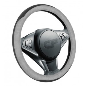 BISON — Оплетка руля черный/серый/серый