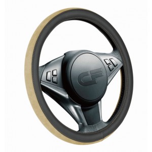 FLIP — Оплетка руля черный/бежевый/бежевый