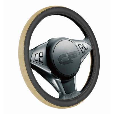 FLIP — Оплетка руля черный/бежевый/бежевый