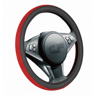FLIP — Оплетка руля черный/красный/красный