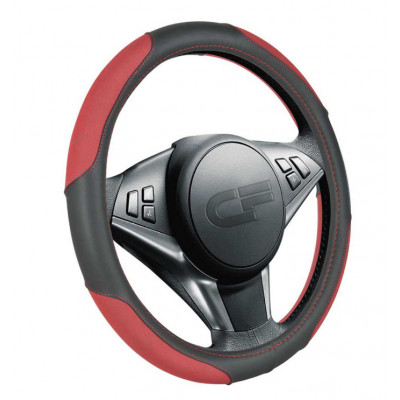 TORNADO — Оплетка руля черный/красный/красный