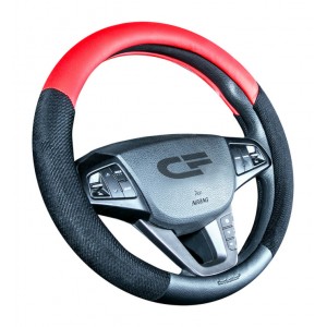 SPACE — Оплетка руля черный/черный/красный