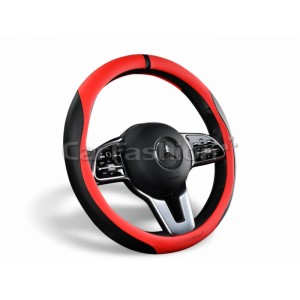 TOLEDO — Оплетка руля красный/черный