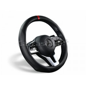 TORSION — Оплетка руля черный/черный/красный