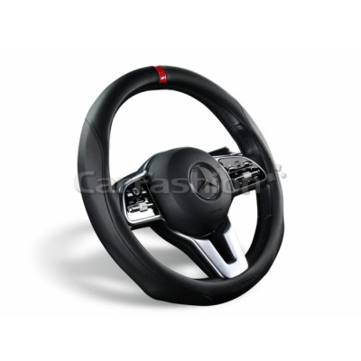 TORSION — Оплетка руля черный/черный/красный