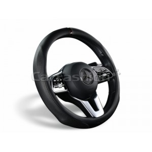 TORRENT — Оплетка руля черный/черный/кофе