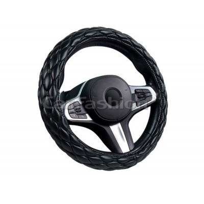SHUTTLE — Оплетка руля черный/черный