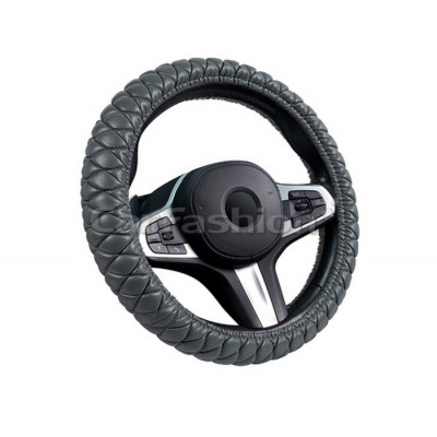 VERSAL — Оплетка руля серый/серый
